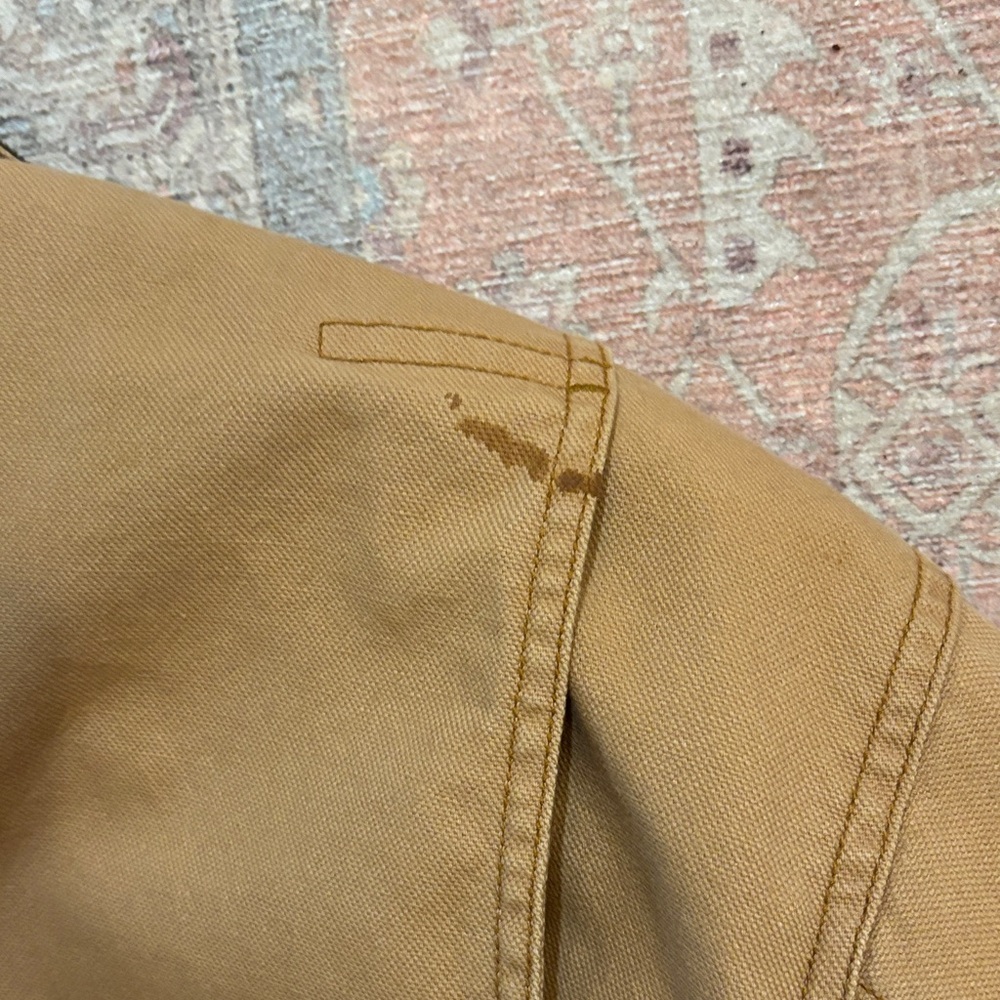 L.L. Bean Men's Field Jacket Large with Dark Green corduroy Collar - Picture 9 of 9